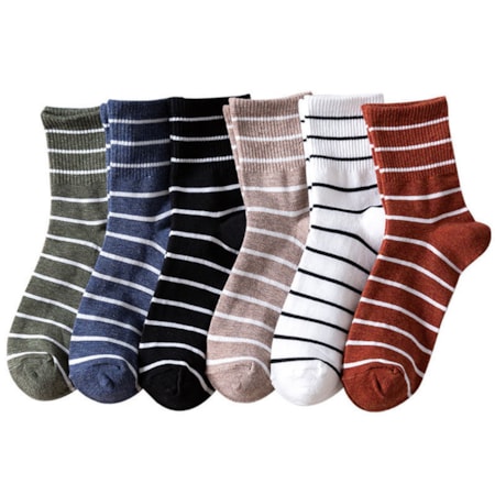 5 Pcs Women 's Polyester Casual High socks